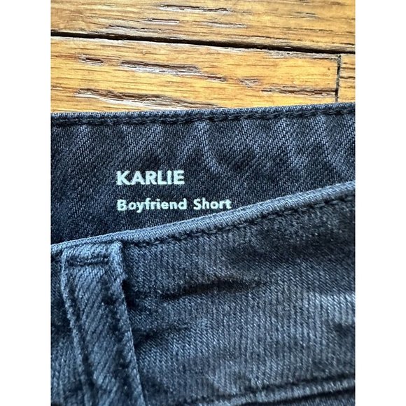 NWT DL1961 Karlie Boyfriend Shorts Size 30 Ore/Black - Picture 5 of 8